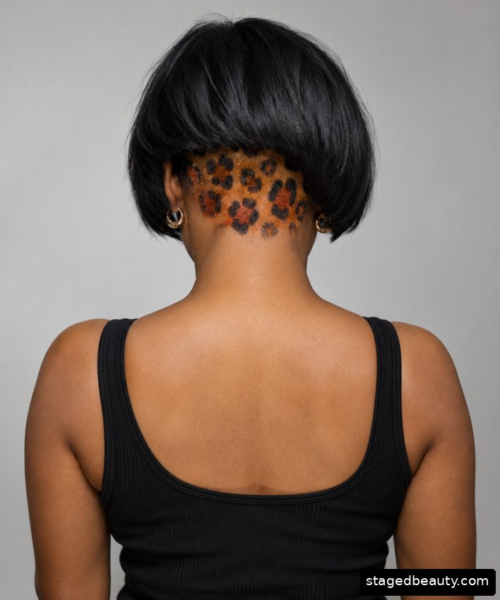 Black and orange hairstyle example 10