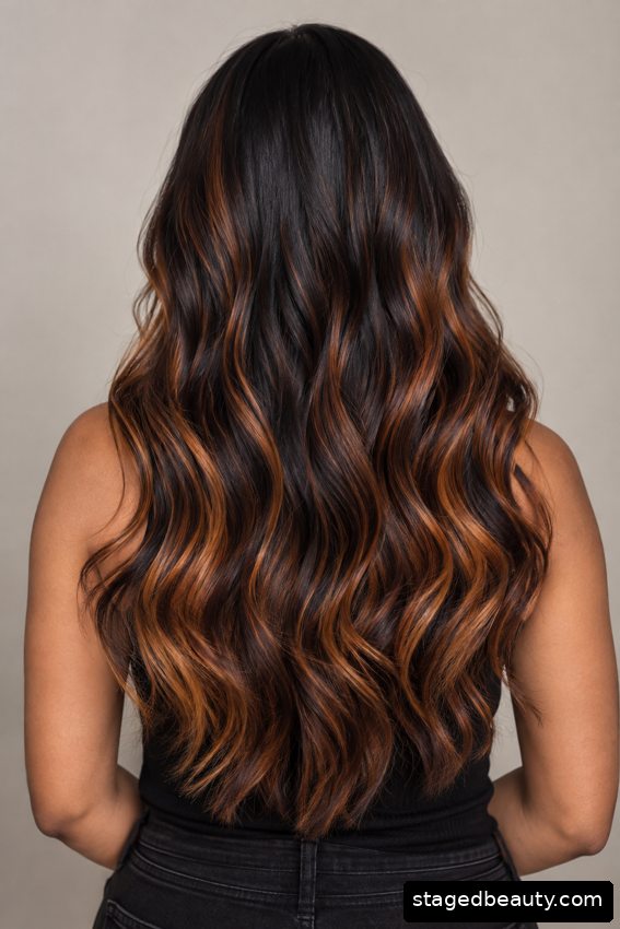 Black and orange hairstyle example 11